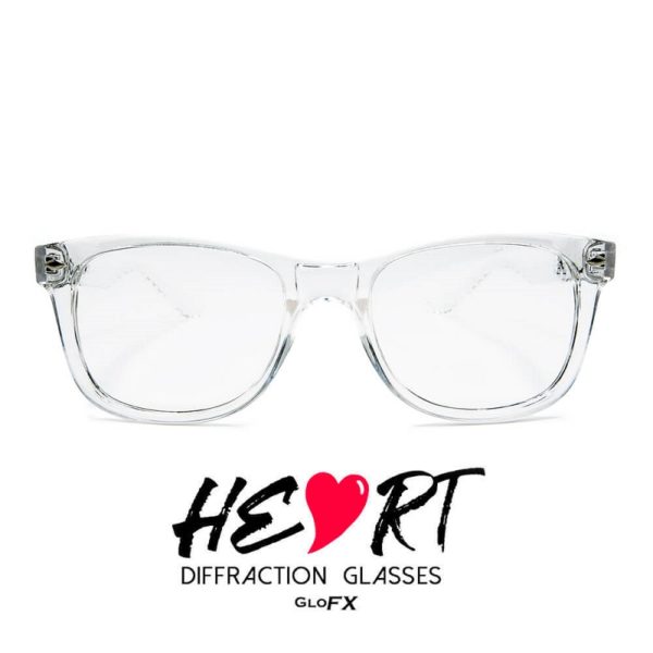 heart effect diffraction glasses